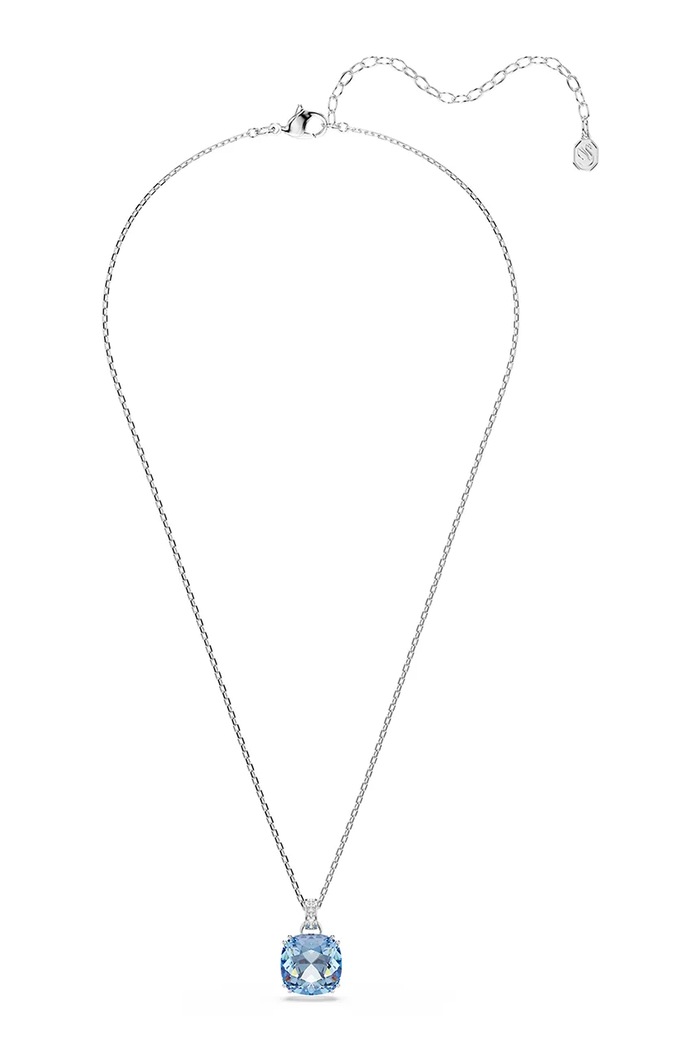 Swarovski naszyjnik z zawieszką damski metalowy z kryształem Swarovski MILLENIA 5760057 niebieski AW26