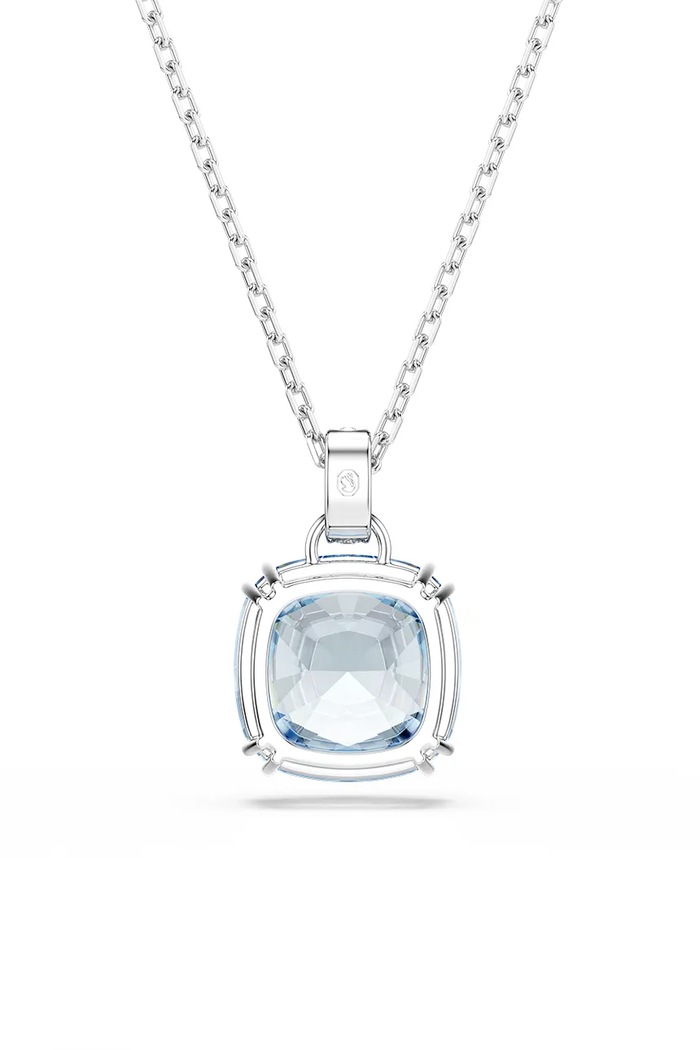 Swarovski naszyjnik z zawieszką damski metalowy z kryształem Swarovski MILLENIA niebieski 5760057