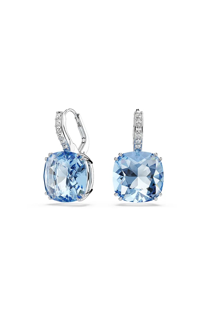 Swarovski kolczyki damskie metalowe z kryształem Swarovski MILLENIA niebieski 5756150
