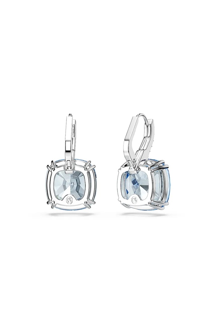 Akcesoria Swarovski kolczyki damskie metalowe z kryształem Swarovski MILLENIA 5756150 niebieski