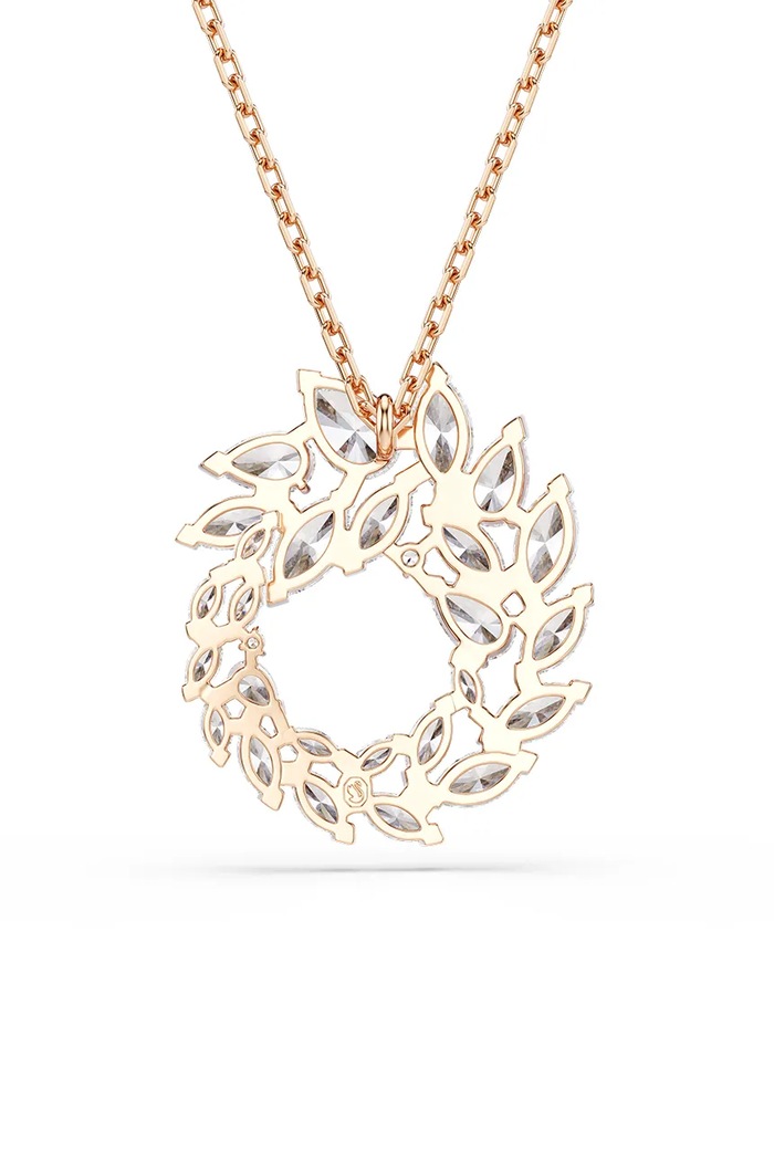 Swarovski κολιέ γυναικείο επιχρυσωμένο ζιργκόν MESMERA χρυσαφί 5764188