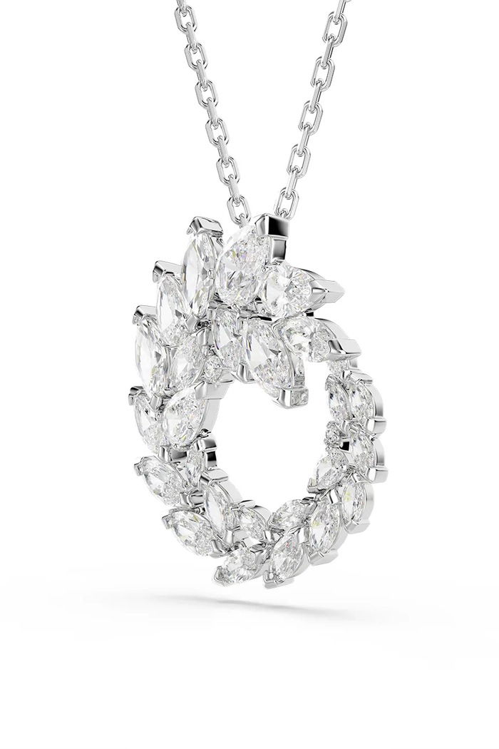 Αξεσουάρ Swarovski κολιέ γυναικείο ζιργκόν MESMERA 5759837 ασημί