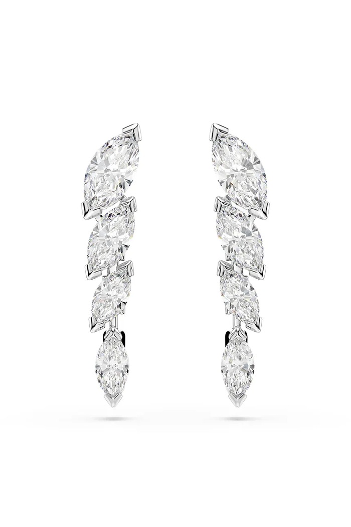 Swarovski σκουλαρίκια Γυναικεία ζιργκόν MESMERA ασημί 5748007