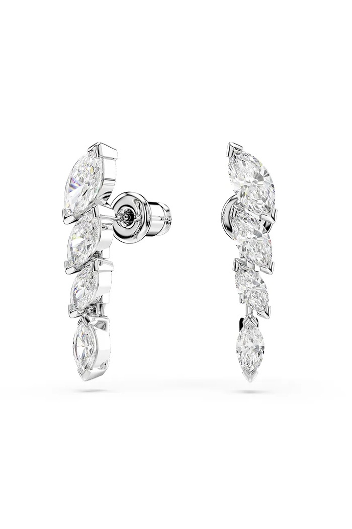 Swarovski σκουλαρίκια Γυναικεία ζιργκόν MESMERA 5748007 ασημί AW26