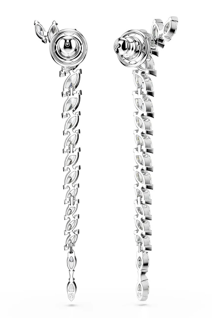 Αξεσουάρ Swarovski σκουλαρίκια γυναικεία μεταλλικά ζιργκόν MESMERA 5748006 ασημί