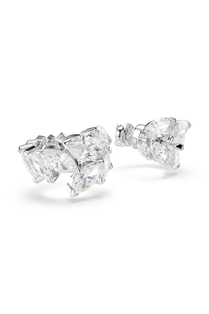 Swarovski σκουλαρίκι ear cuff γυναικείο μεταλλικό ζιργκόν MESMERA 2-pack ασημί 5747998