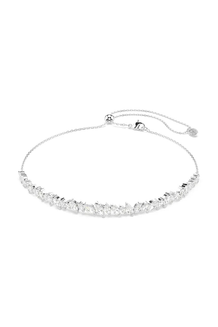 Swarovski τσόκερ γυναικείο μεταλλικό ζιργκόν MESMERA ασημί 5755905