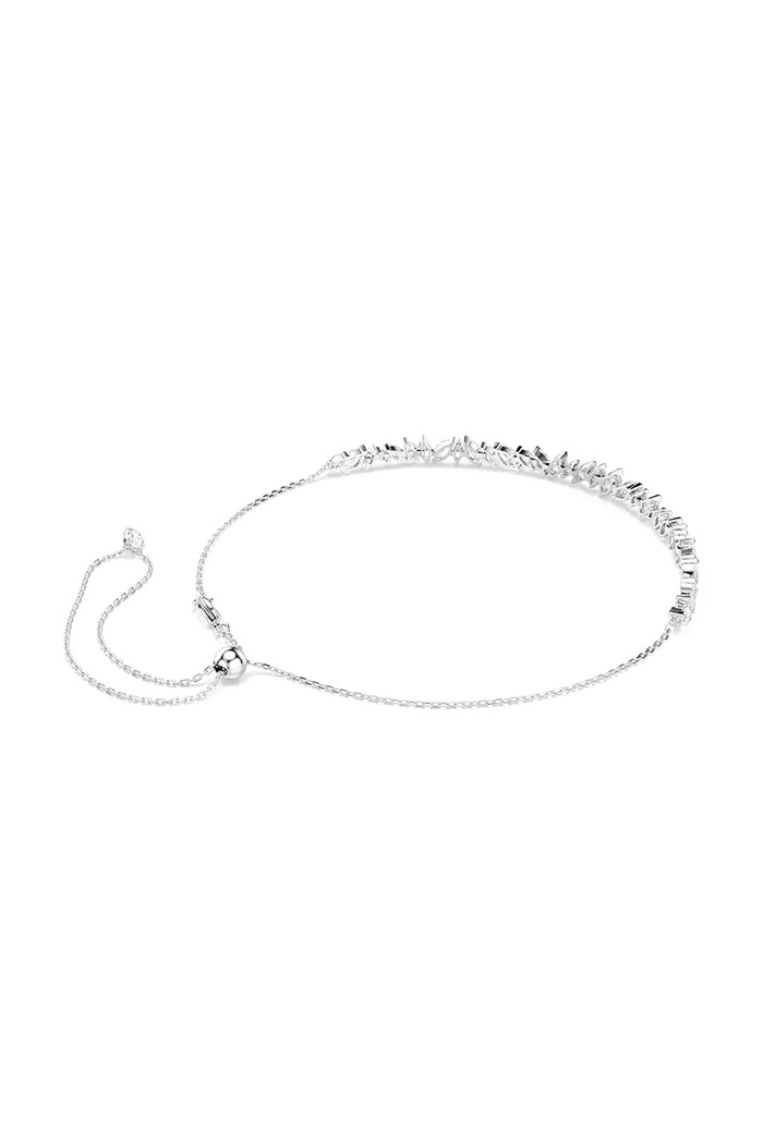 Swarovski τσόκερ γυναικείο μεταλλικό ζιργκόν MESMERA ασημί 5755905