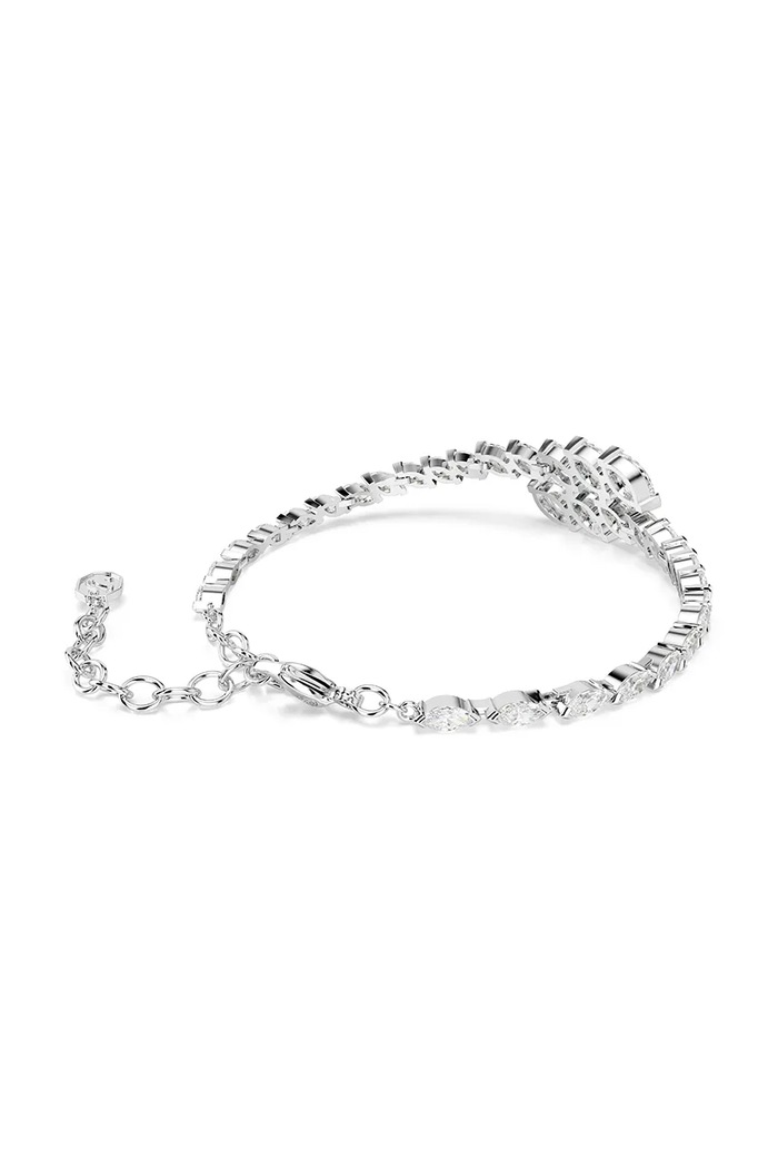 Swarovski βραχιόλι γυναικείο μεταλλικό ζιργκόν MESMERA ασημί 5748014
