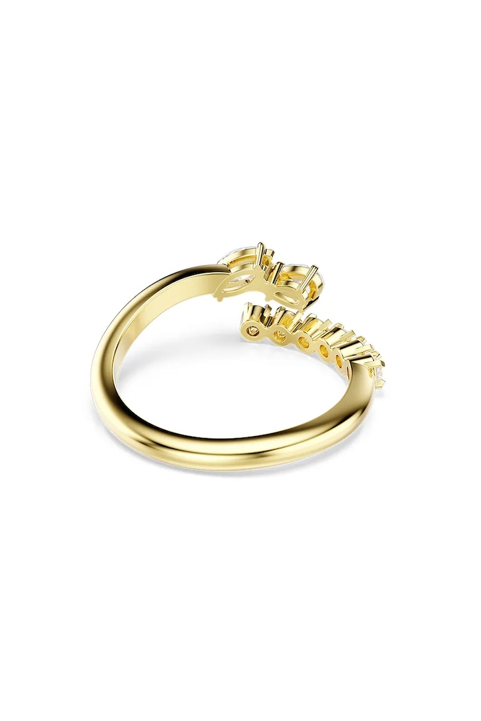 Swarovski prstan ženski s kubičnim cirkonijem MESMERA 5747985 zlata AW26