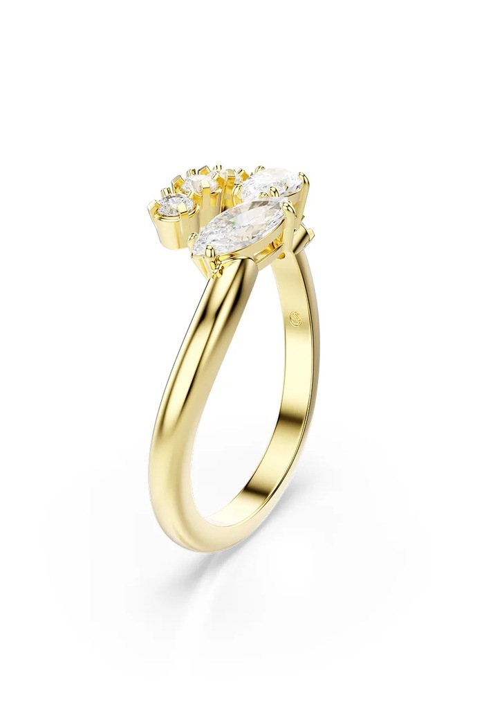 Аксесоари Swarovski пръстен дамски позлатен модел с циркон MESMERA 5748078 злато