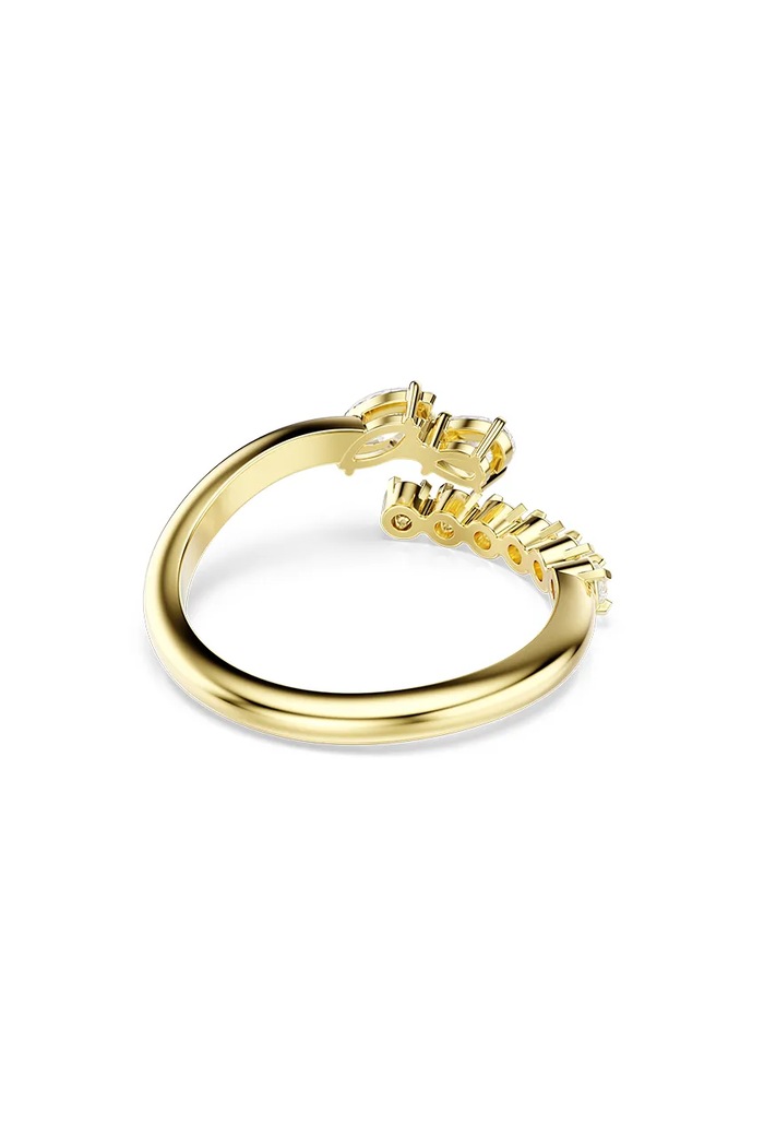 Swarovski prstan ženski pozlačen kubični cirkonij MESMERA 5747984 zlata AW26