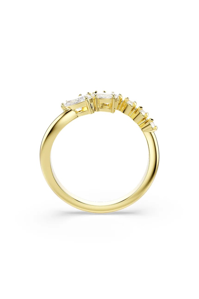 Swarovski prstan ženski pozlačen kubični cirkonij MESMERA zlata 5747969