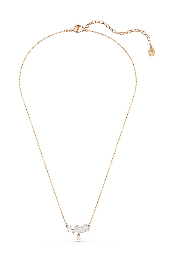 Swarovski κολιέ γυναικείο επιχρυσωμένο ζιργκόν MESMERA 5747996 χρυσαφί AW26
