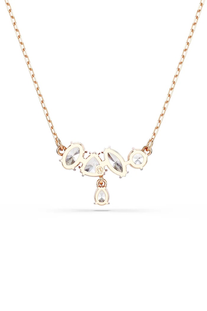 Swarovski κολιέ γυναικείο επιχρυσωμένο ζιργκόν MESMERA χρυσαφί 5747996