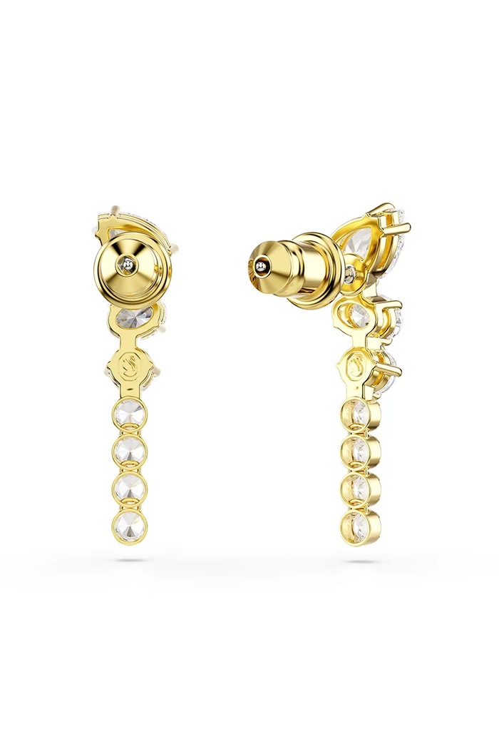 Αξεσουάρ Swarovski σκουλαρίκια γυναικεία επιχρυσωμένα ζιργκόν MESMERA 5747936 χρυσαφί