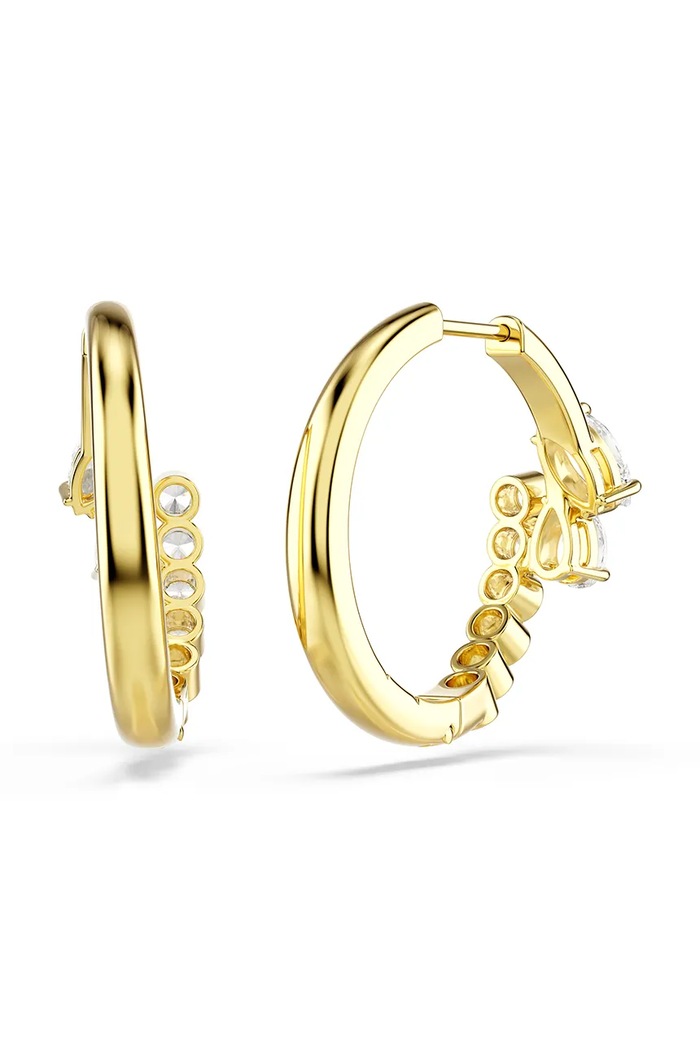Αξεσουάρ Swarovski σκουλαρίκια γυναικεία επιχρυσωμένα ζιργκόν MESMERA 5761975 χρυσαφί