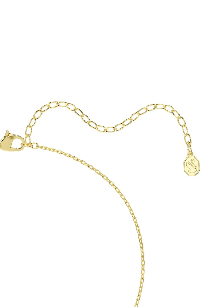 Swarovski κολιέ γυναικείο επιχρυσωμένο ζιργκόν MESMERA 5747997 χρυσαφί