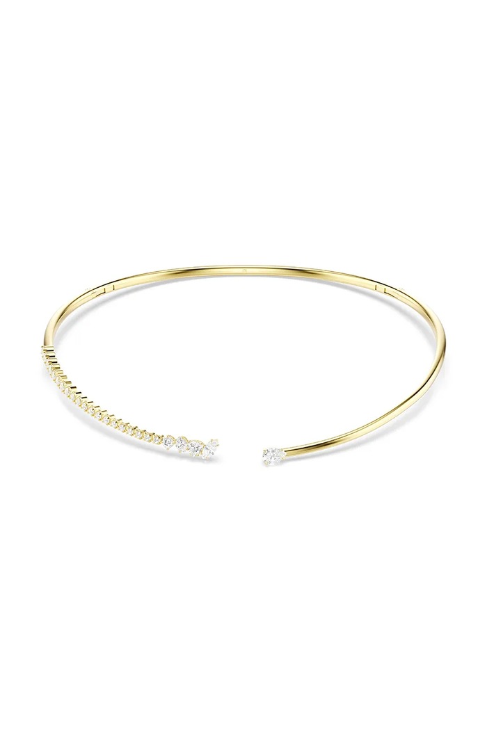 Swarovski τσόκερ γυναικείο επιχρυσωμένο ζιργκόν MESMERA χρυσαφί 5765320
