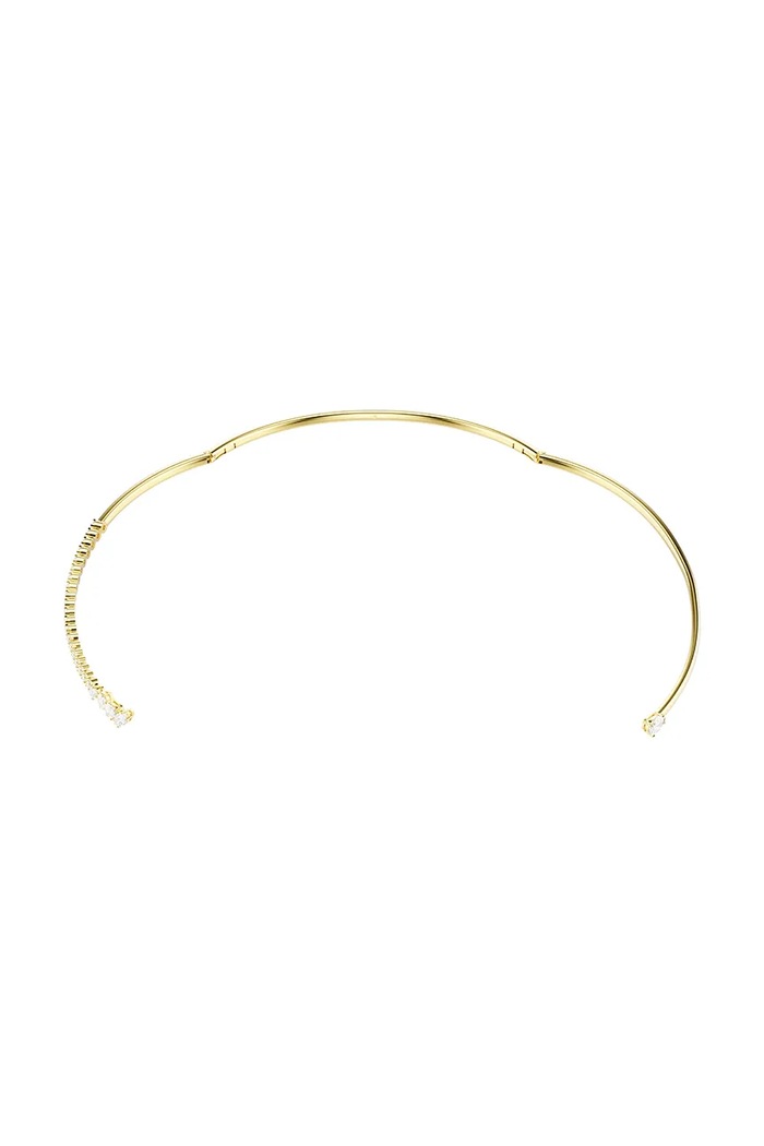 Αξεσουάρ Swarovski τσόκερ γυναικείο επιχρυσωμένο ζιργκόν MESMERA 5765320 χρυσαφί