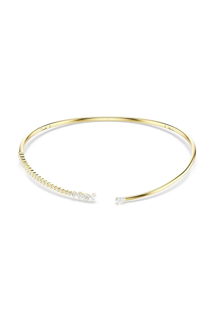 Swarovski τσόκερ γυναικείο επιχρυσωμένο ζιργκόν MESMERA χρυσαφί 5765175