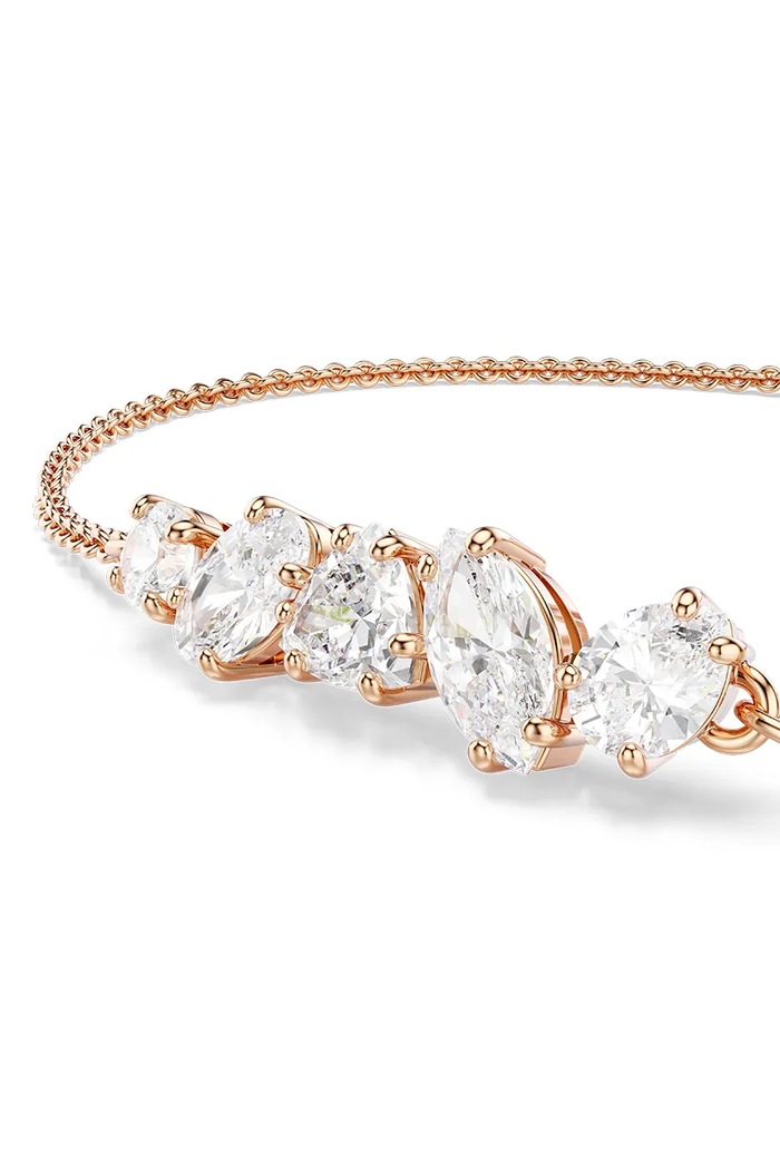 Swarovski βραχιόλι γυναικείο επιχρυσωμένο ζιργκόν MESMERA 5764801 χρυσαφί AW26