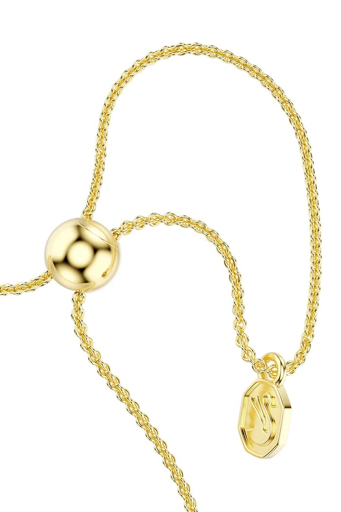 Αξεσουάρ Swarovski βραχιόλι γυναικείο επιχρυσωμένο ζιργκόν MESMERA 5747939 χρυσαφί