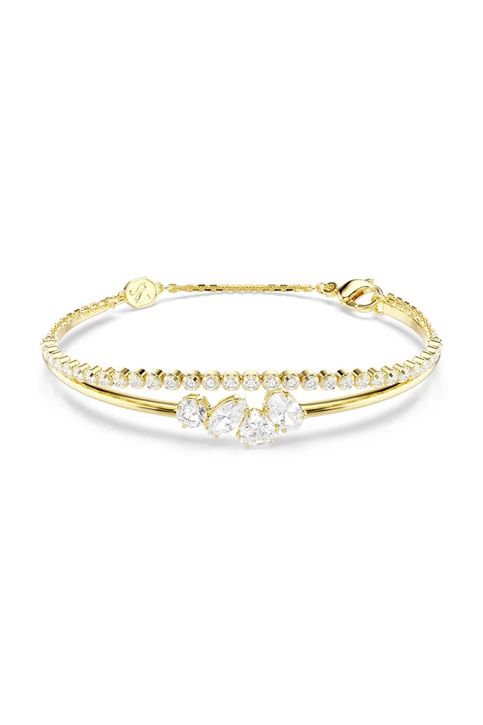 Swarovski bransoletka damska pozłacana z cyrkonią MESMERA złoty 5747953
