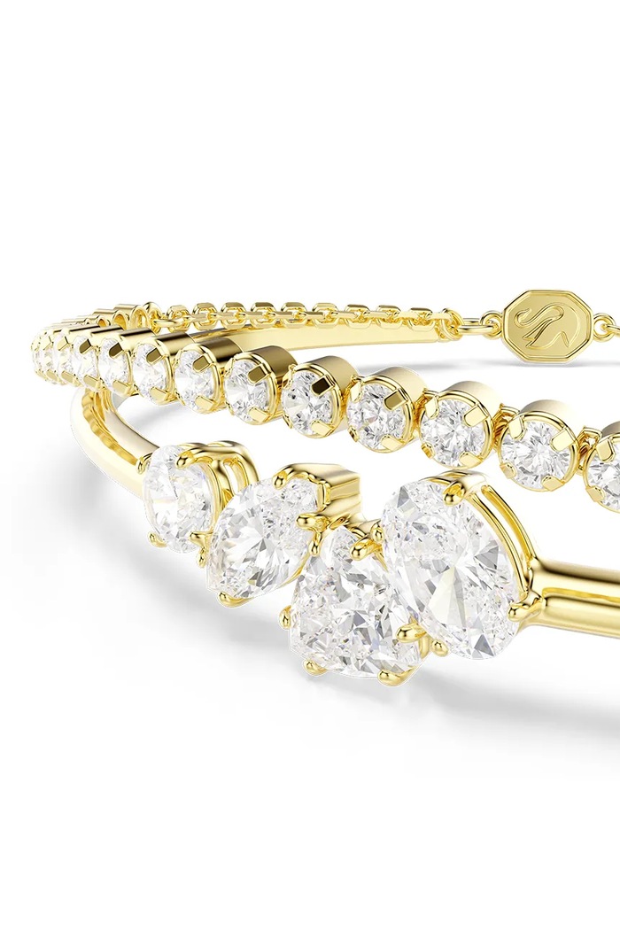 Swarovski bransoletka damska pozłacana z cyrkonią MESMERA 5747953 złoty AW26