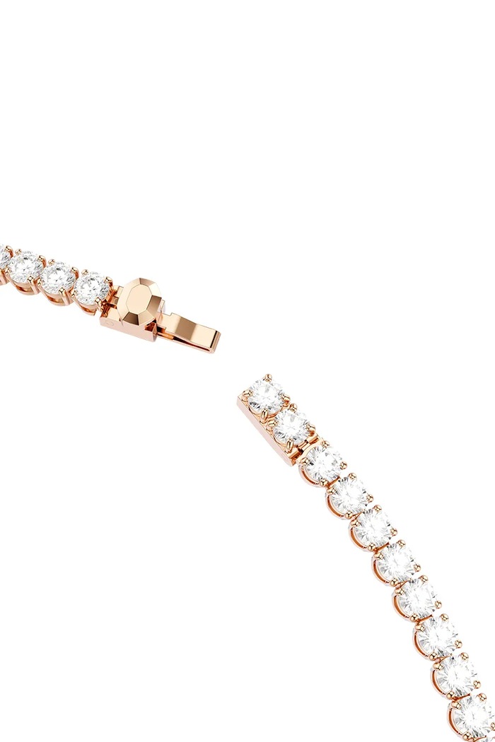Αξεσουάρ Swarovski κολιέ γυναικείο επιχρυσωμένο ζιργκόν MATRIX 5764194 χρυσαφί
