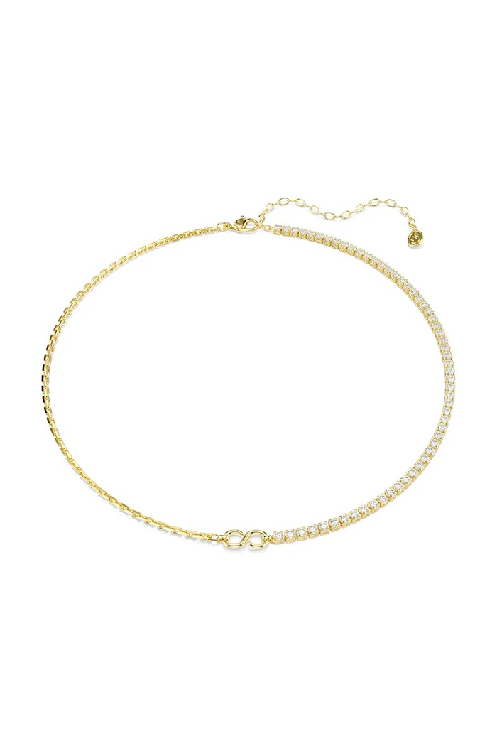Swarovski κολιέ γυναικείο επιχρυσωμένο ζιργκόν MATRIX χρυσαφί 5747717