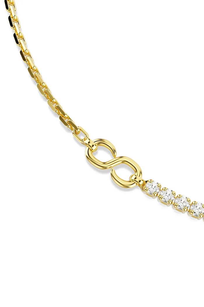 Swarovski κολιέ γυναικείο επιχρυσωμένο ζιργκόν MATRIX 5747717 χρυσαφί AW26