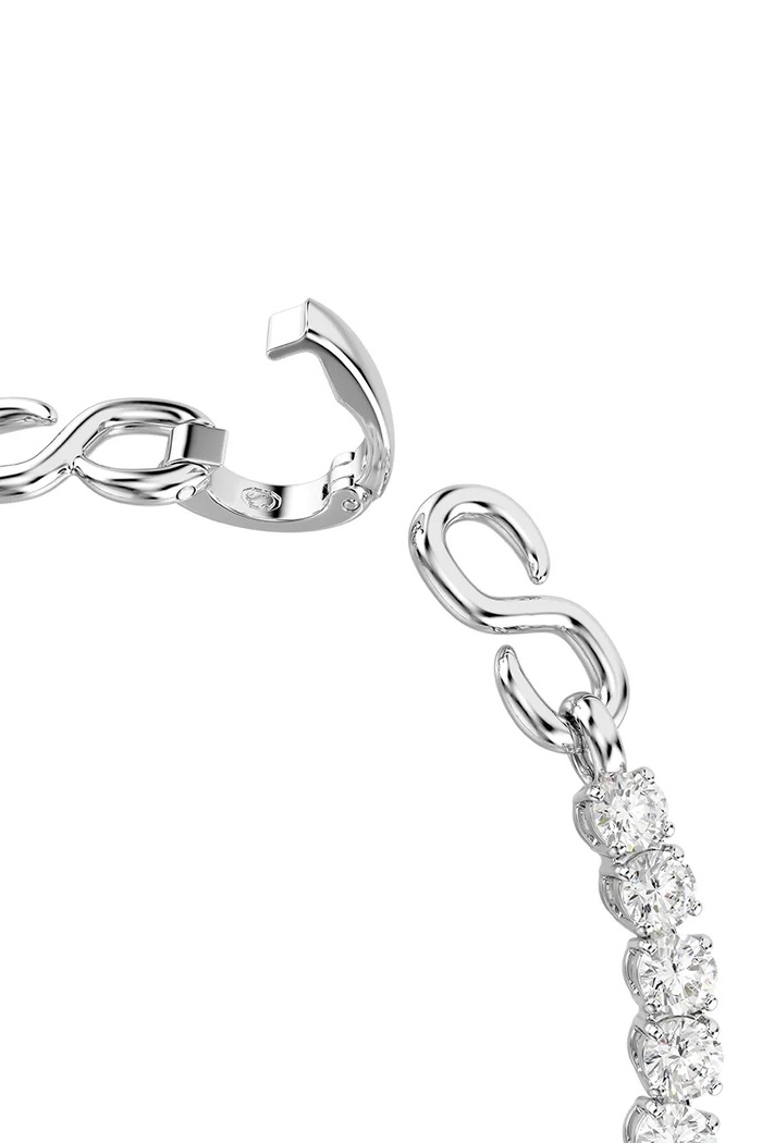 Αξεσουάρ Swarovski βραχιόλι γυναικείο μεταλλικό ζιργκόν MATRIX 5753926 ασημί