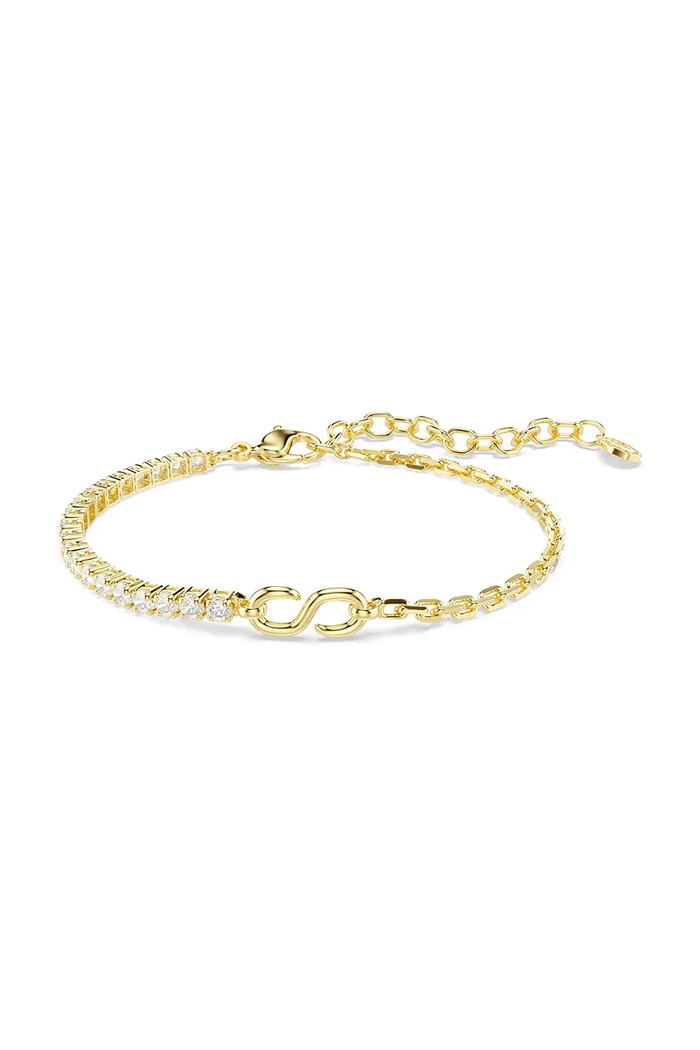 Swarovski βραχιόλι γυναικείο επιχρυσωμένο ζιργκόν MATRIX χρυσαφί 5753925