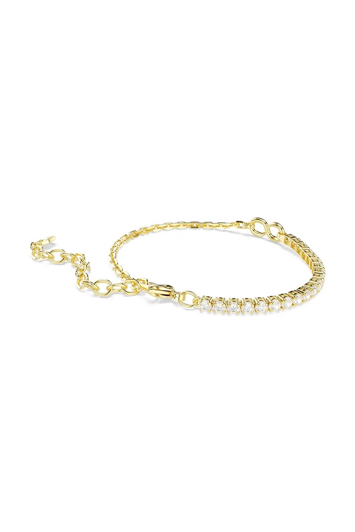 Swarovski βραχιόλι γυναικείο επιχρυσωμένο ζιργκόν MATRIX χρυσαφί 5753925