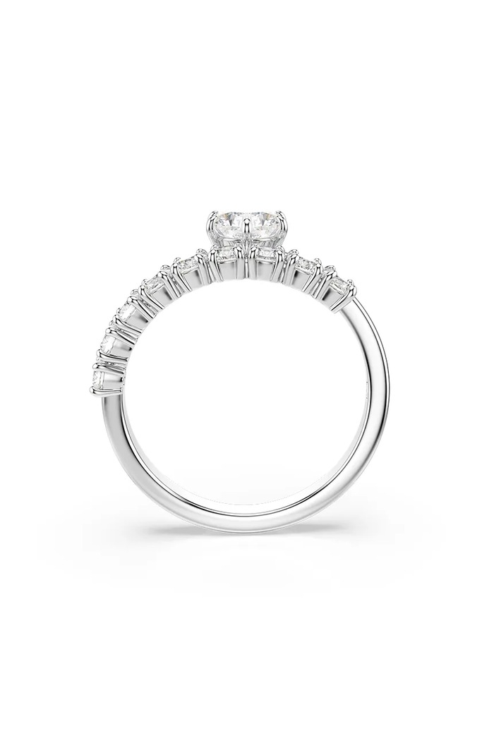 Swarovski δαχτυλίδι γυναικείο ζιργκόν MATRIX ασημί 5753577