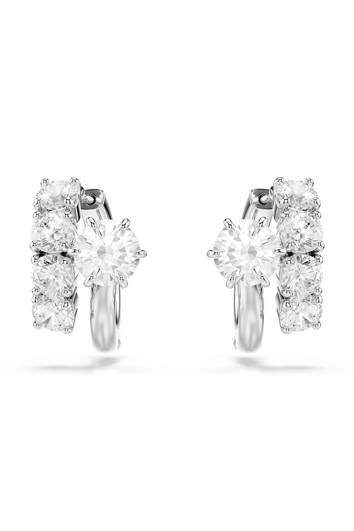 Swarovski σκουλαρίκια Γυναικεία μεταλλικά ζιργκόν MATRIX 5753572 ασημί AW26
