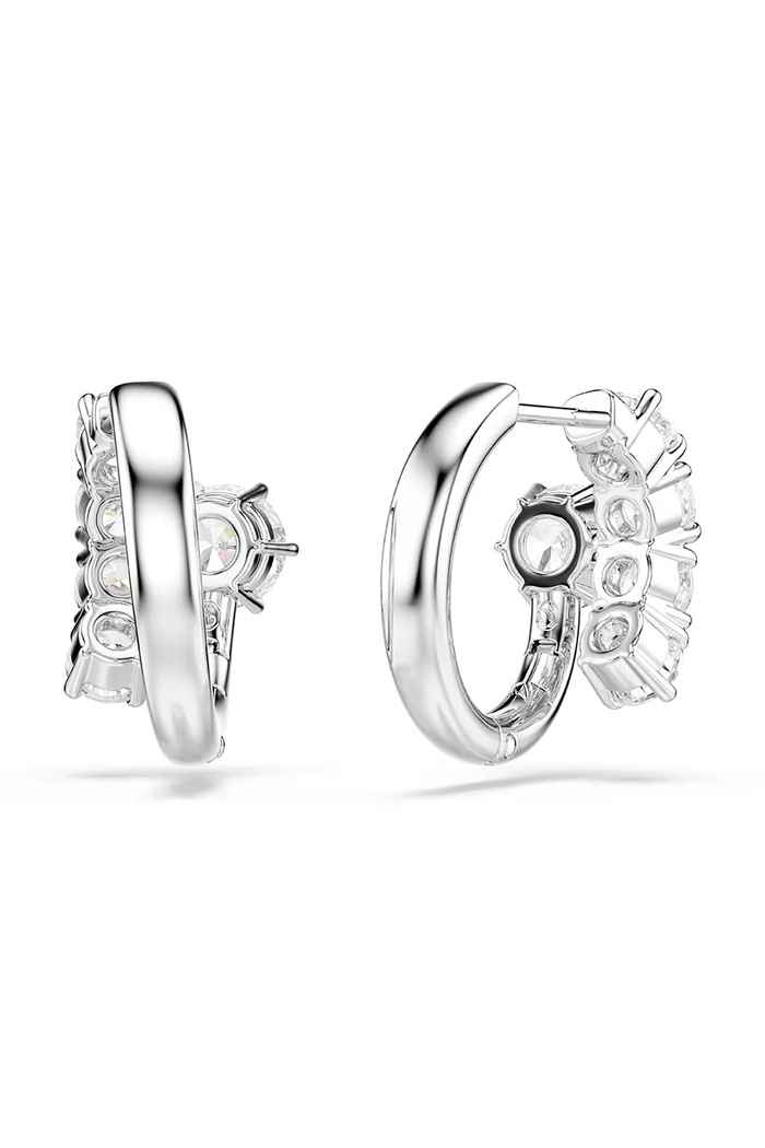 Αξεσουάρ Swarovski σκουλαρίκια Γυναικεία μεταλλικά ζιργκόν MATRIX 5753572 ασημί