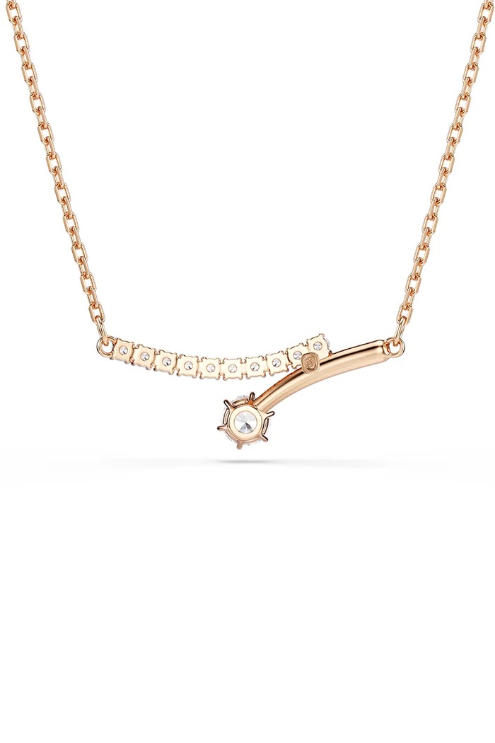 Swarovski κολιέ γυναικείο επιχρυσωμένο ζιργκόν MATRIX χρυσαφί 5763823