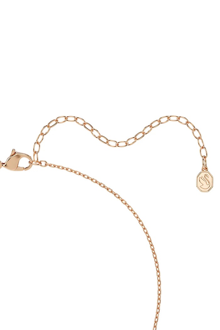 Swarovski κολιέ γυναικείο επιχρυσωμένο ζιργκόν MATRIX 5763823 χρυσαφί