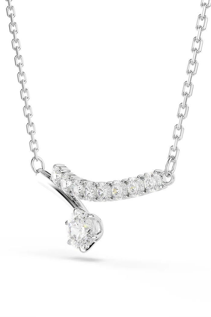 Αξεσουάρ Swarovski κολιέ γυναικείο ζιργκόν MATRIX 5753568 ασημί