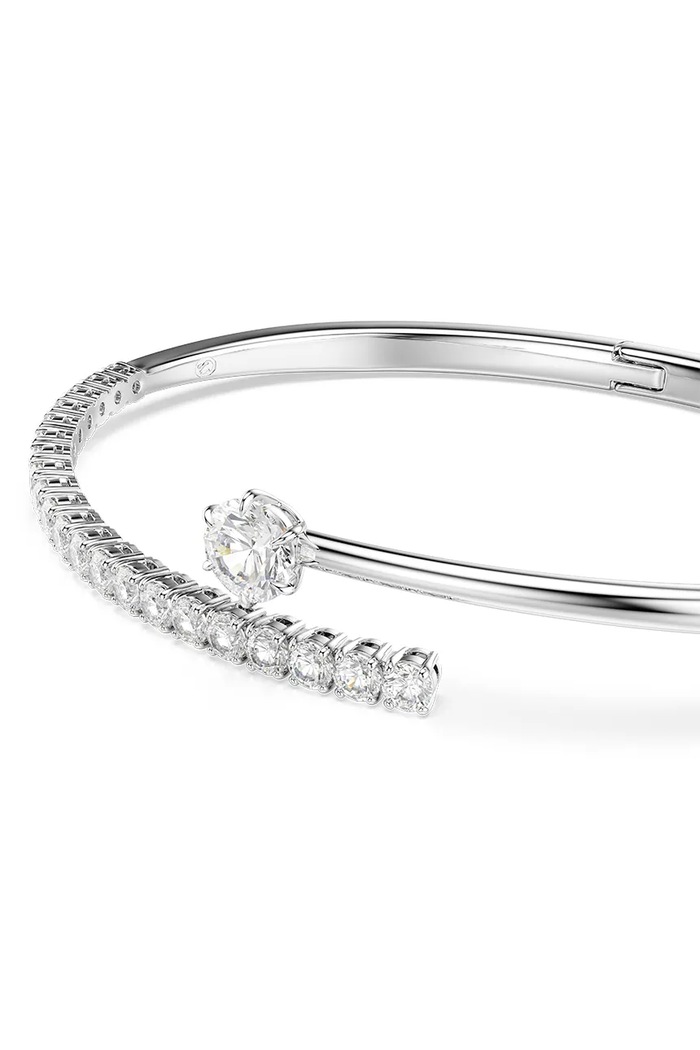 Swarovski βραχιόλι γυναικείο μεταλλικό ζιργκόν MATRIX 5753570 ασημί AW26