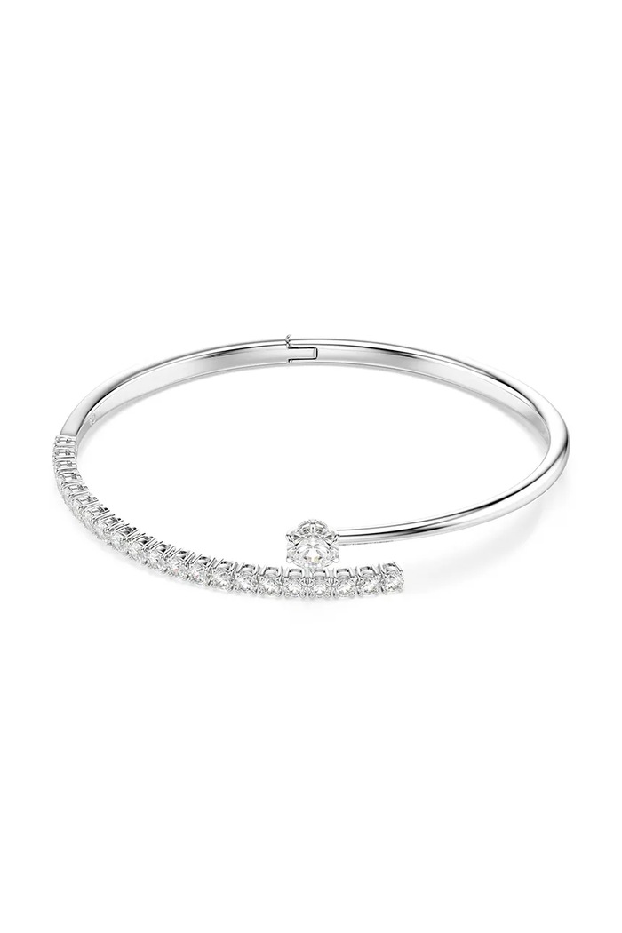 Swarovski βραχιόλι γυναικείο μεταλλικό ζιργκόν MATRIX ασημί 5753571