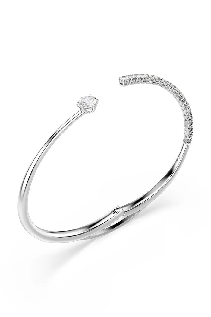 Αξεσουάρ Swarovski βραχιόλι γυναικείο μεταλλικό ζιργκόν MATRIX 5753569 ασημί