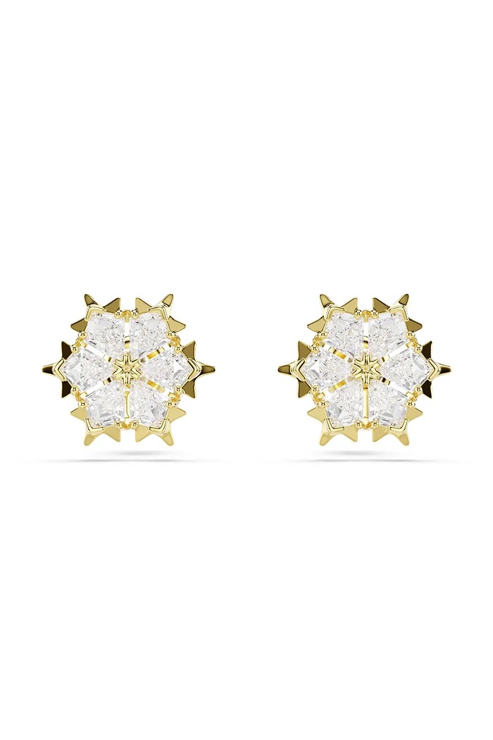 Swarovski σκουλαρίκια γυναικεία επιχρυσωμένα ζιργκόν MAGIC χρυσαφί 5757816