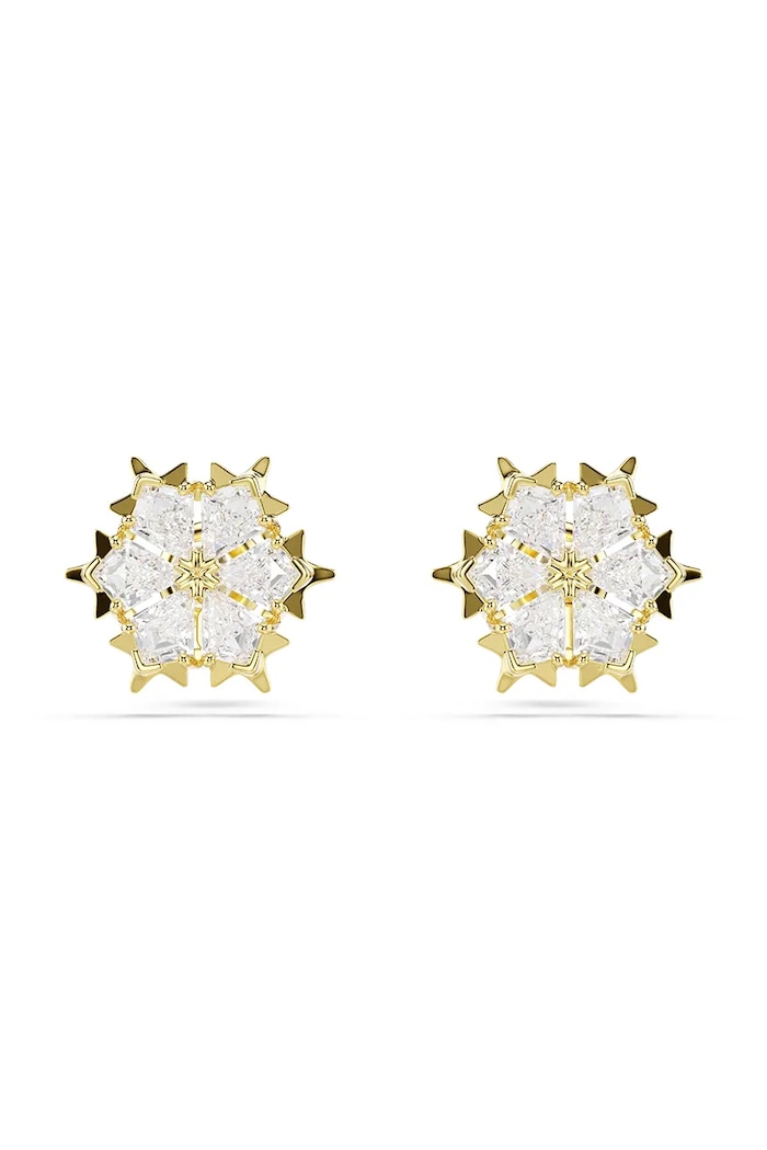 Swarovski σκουλαρίκια γυναικεία επιχρυσωμένα ζιργκόν MAGIC χρυσαφί 5757816