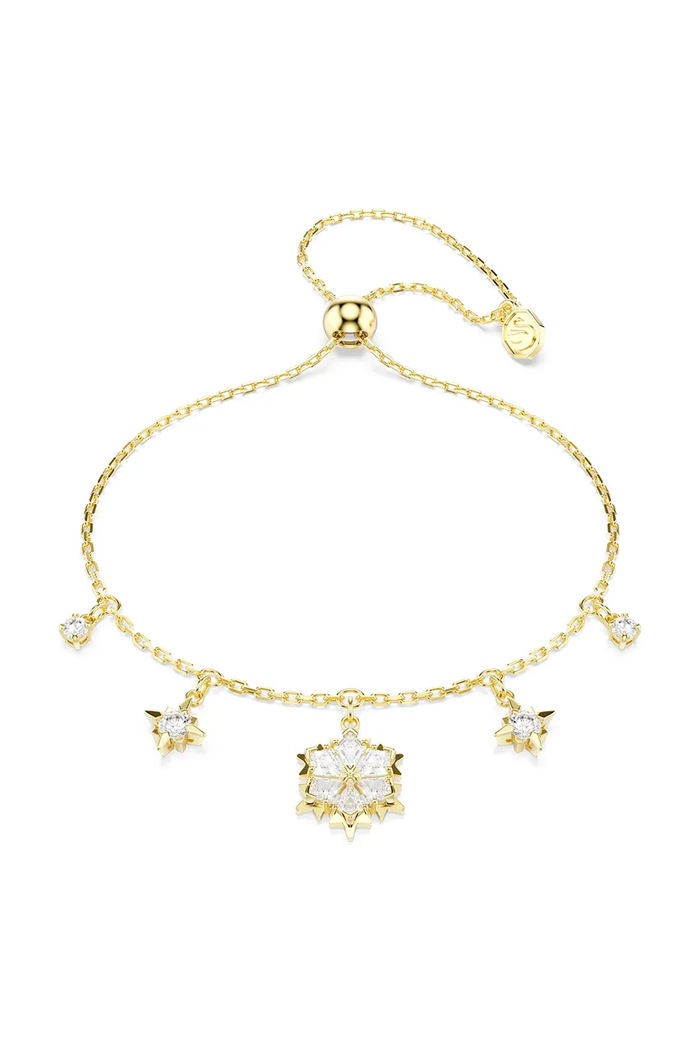 Swarovski zapestnica ženska pozlačena s kubičnim cirkonijem MAGIC zlata 5757800
