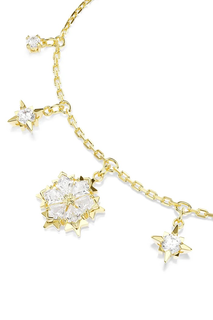 Swarovski zapestnica ženska pozlačena s kubičnim cirkonijem MAGIC 5757800 zlata AW26