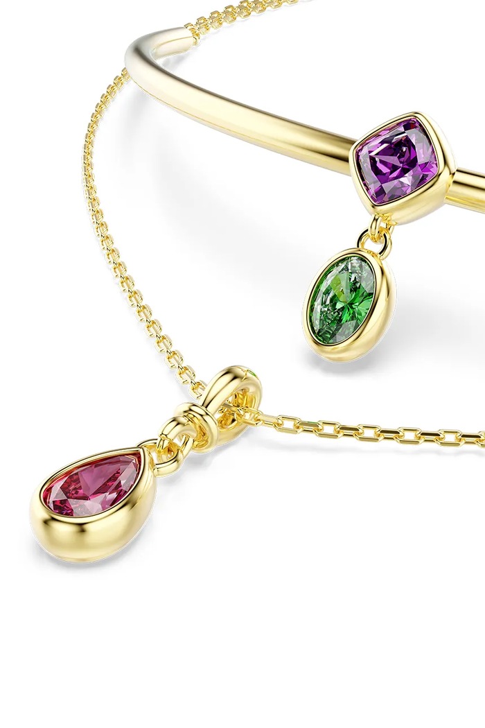 Swarovski Náhrdelník s príveskom dámsky pozlátený zirkónový IMBER 5753273 zlatá AW26