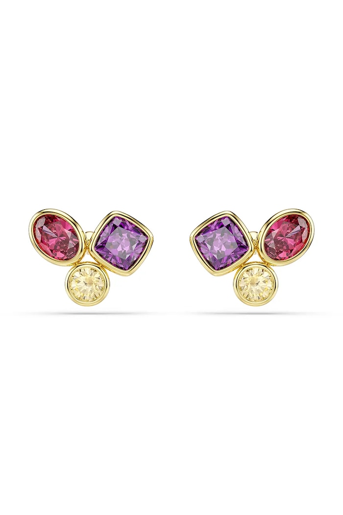 Swarovski сережки жіночі позолочені з цирконієм IMBER барвистий 5760019